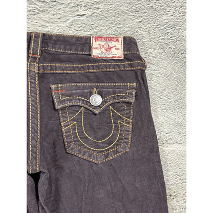 True Religion Billy Big T jeans cords corduroy pants flared