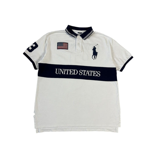 Chief Keef Polo Ralph Lauren USA vintage shirt white