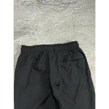 Nike vintage black track pants nylon drill Y2K