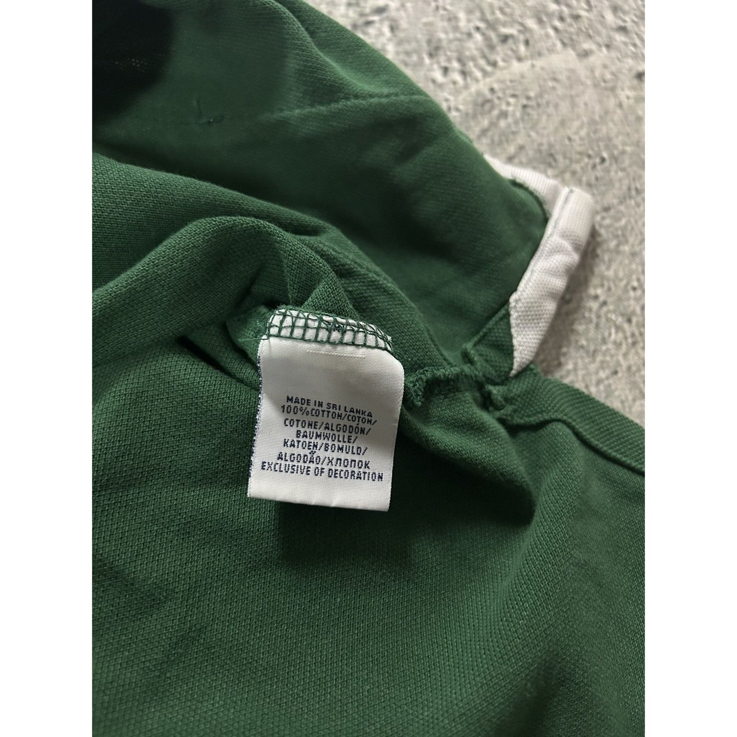Chief Keef Polo Ralph Lauren Polo green white big pony Y2K