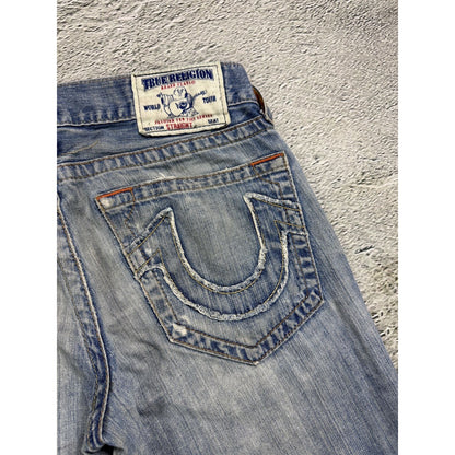 True Religion jeans vintage denim pants blue distressed