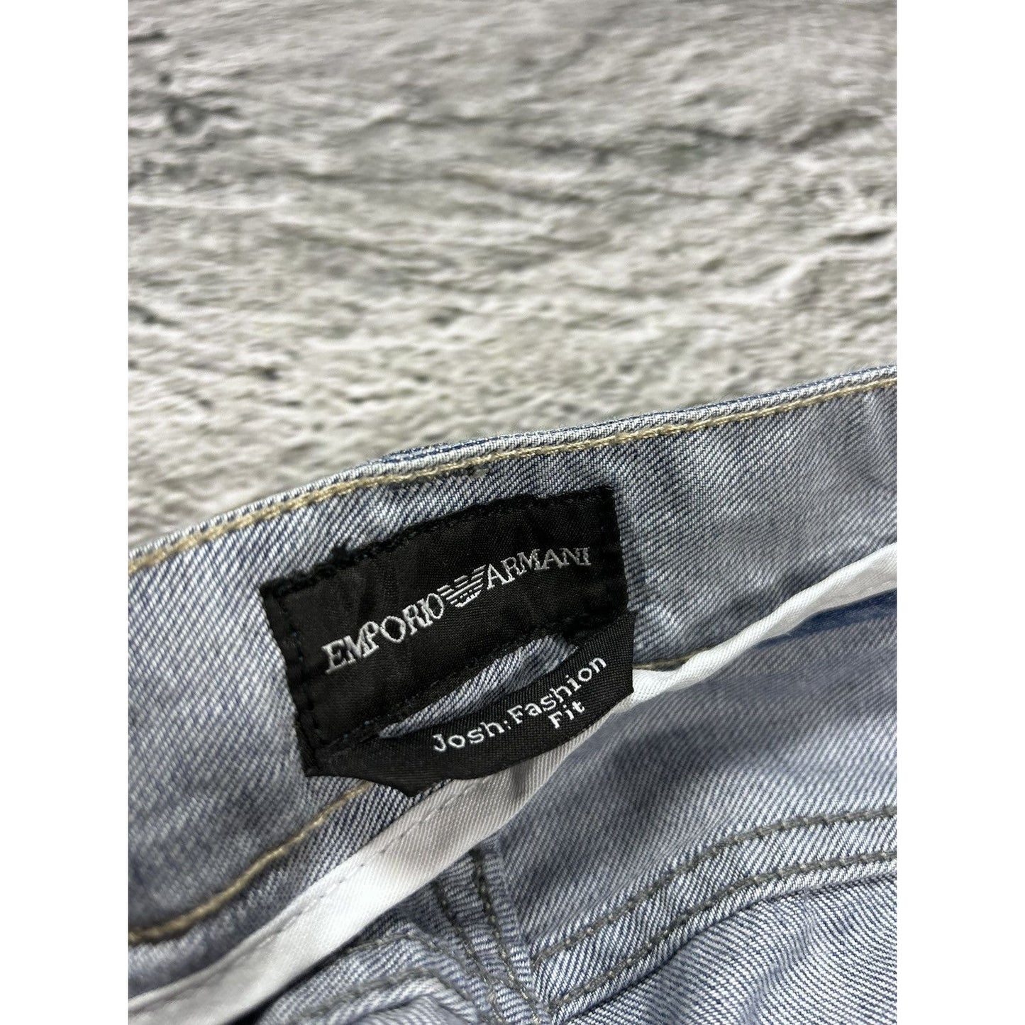 Armani vintage navy jeans straight denim pants