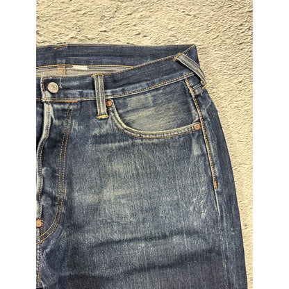 Evisu jeans daicock red big logo navy raw denim Selvedge