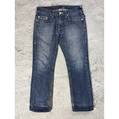 True Religion blue jeans Flag America Y2K USA Straight