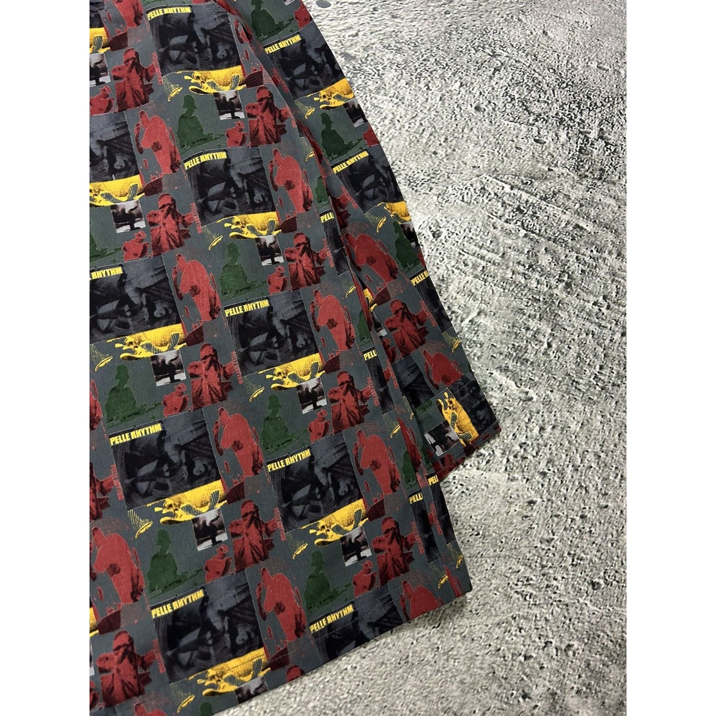 Pelle Pelle vintage full print Shirt button up music rhytm