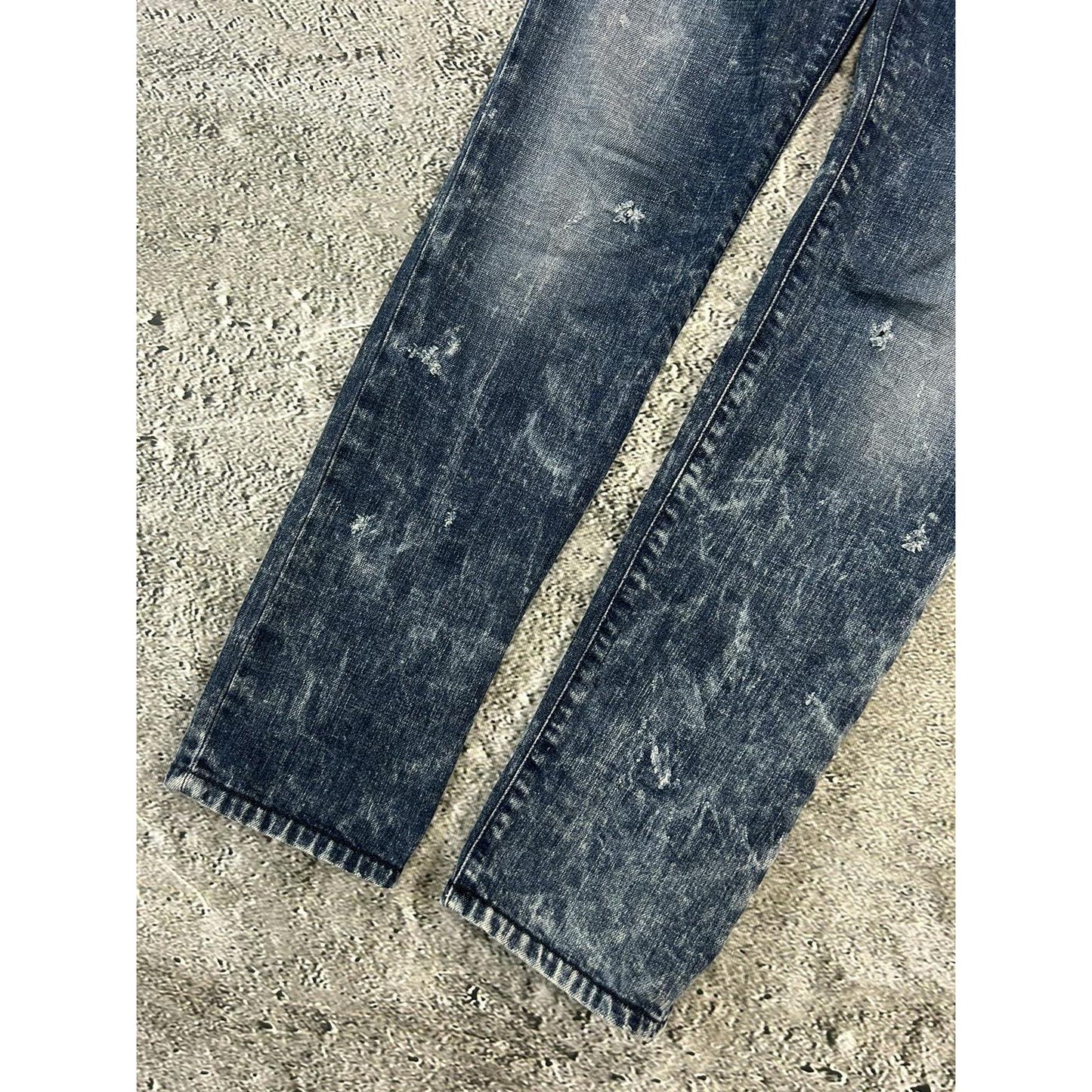 Diesel jeans vintage blue Matic Y2K slim marble low rise