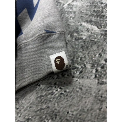 Bape sta zip hoodie grey blue full zip vintage Nigo Era