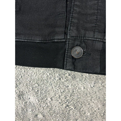 True Religion denim jacket black hooded
