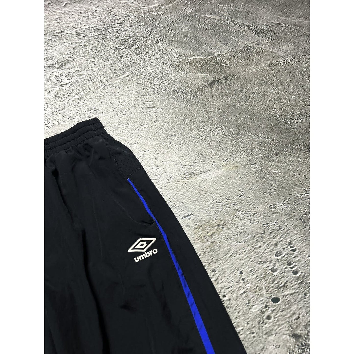 Everton Umbro track suit black pants vintage drill Y2K