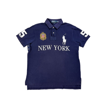 Chief Keef Polo Ralph Lauren New York navy blue Polo T-shirt