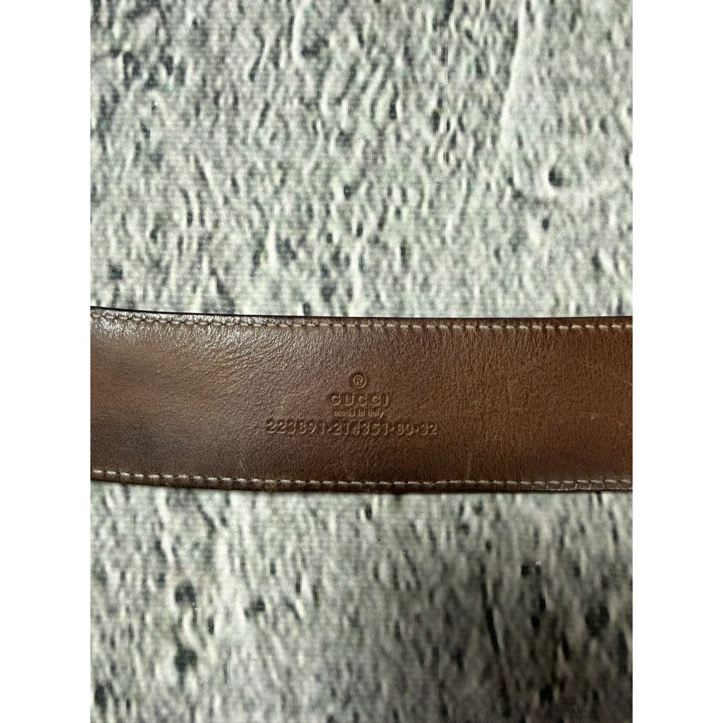 Gucci belt black big buckle double G monogram