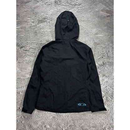 Salomon ClimaPro hoody jacket black windbreaker