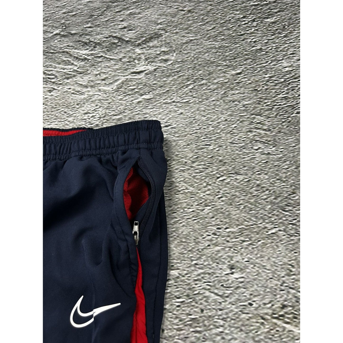 Nike vintage navy red nylon track pants parachute drill