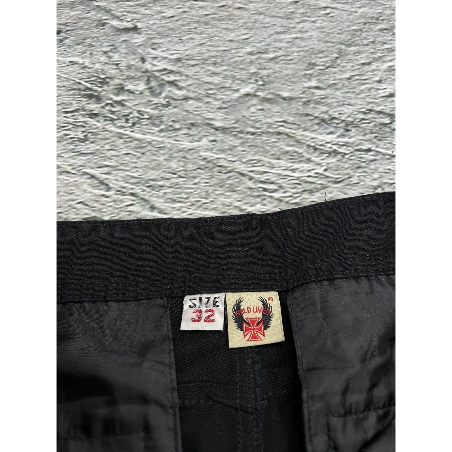 Field lived cargo pants black workwear military utility