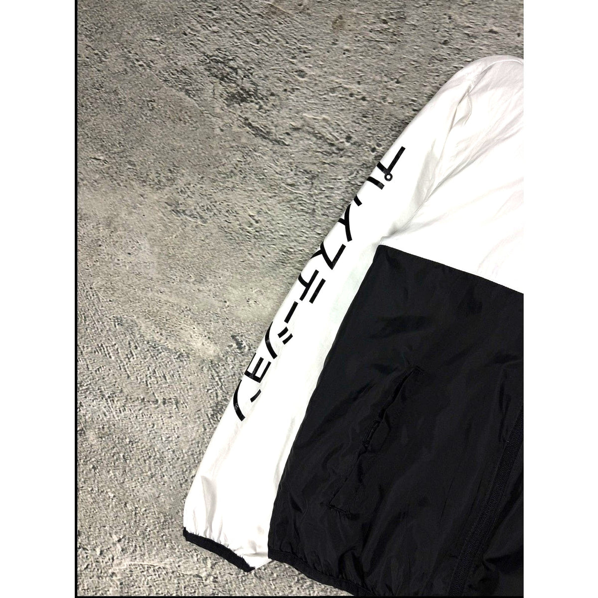 PlayStation x H&M windbreaker jacket black white