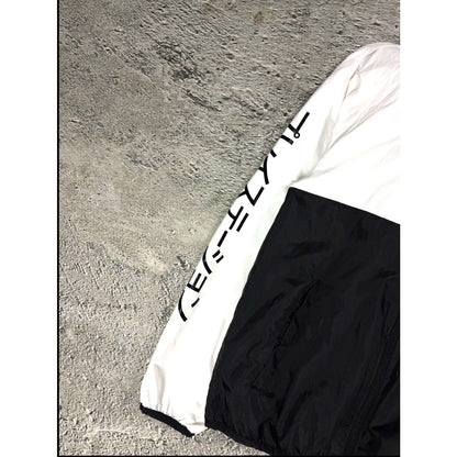 PlayStation x H&M windbreaker jacket black white