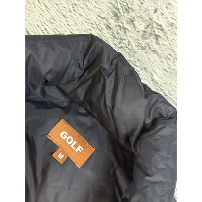 Golf Wang flames jacket down puffer black lime 2019 OG