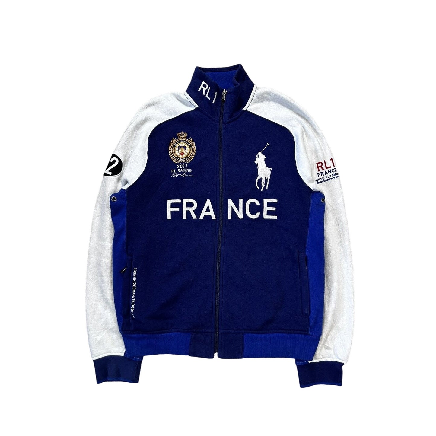 Chief Keef Polo Ralph Lauren France zip sweatshirt big pony