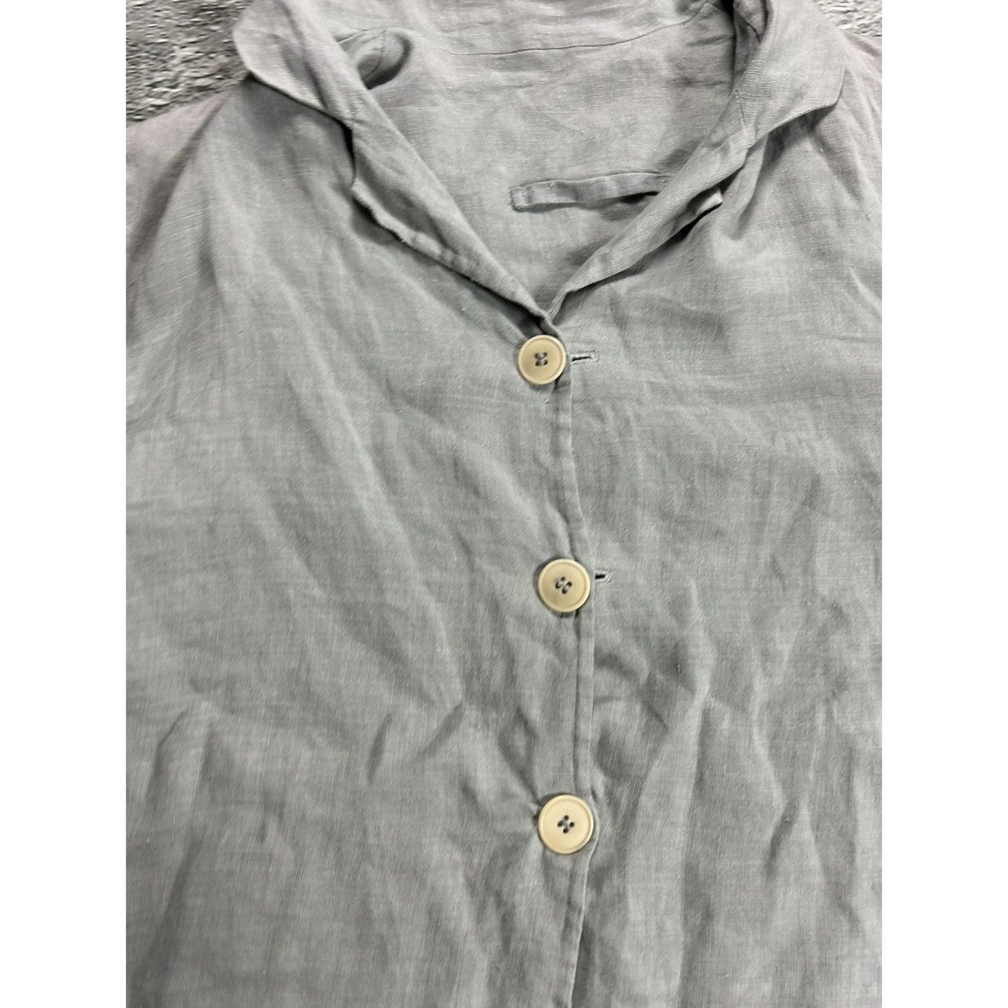 Rundholz Shirt Button-up grey with pockets