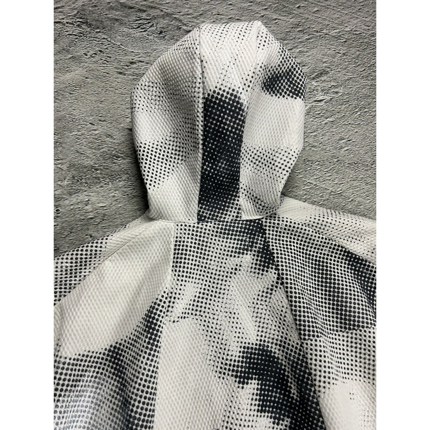 Rundholz Dip jacket hooded oversized black and white