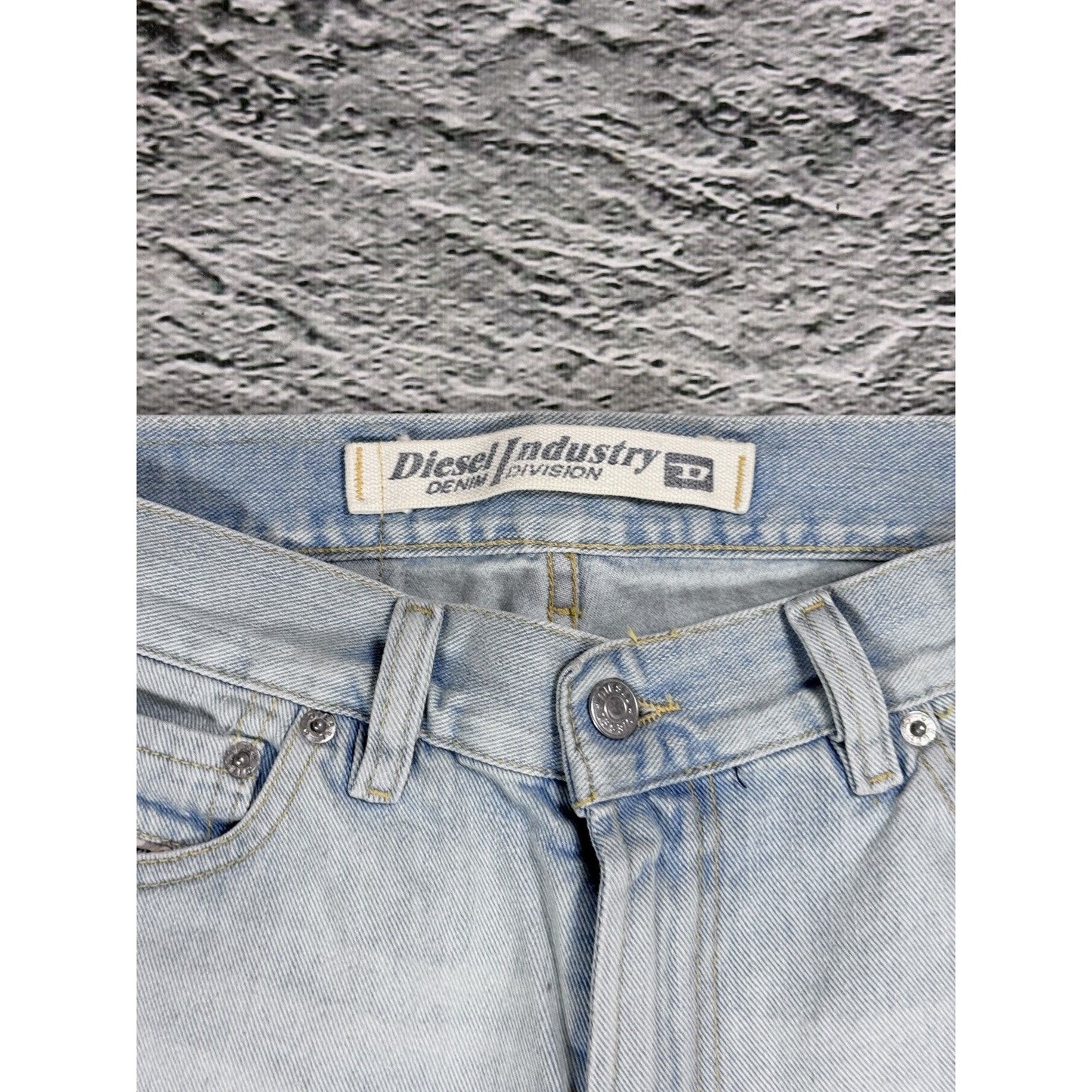Diesel baby blue jeans flared Y2K
