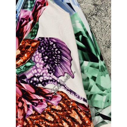 Just Cavalli sweatshirt psychodelic multicolor diamonds