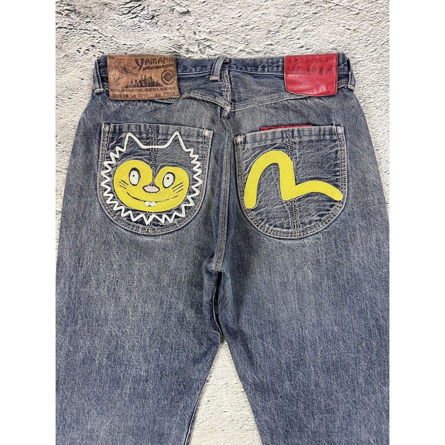 Evisu Yamane jeans vintage Japanese selvedge denim pants