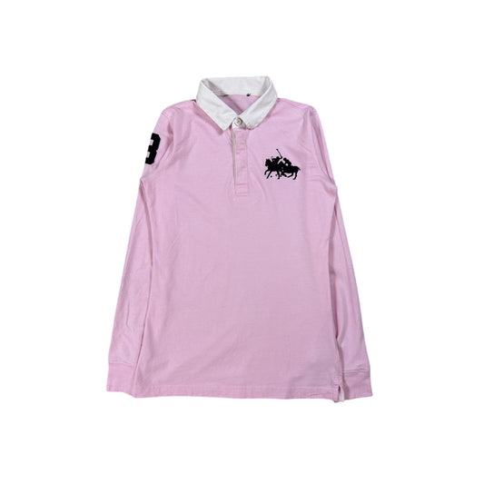 Chief Keef Polo Ralph Lauren vintage pink longsleeve