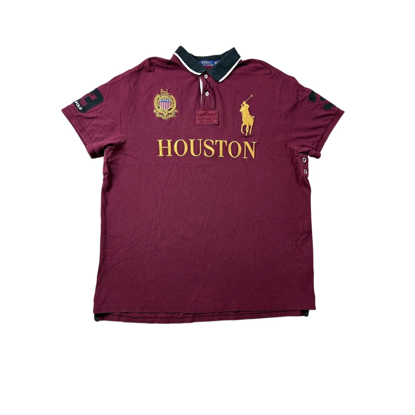 Chief Keef Polo Ralph Lauren T-shirt burgundy Houston