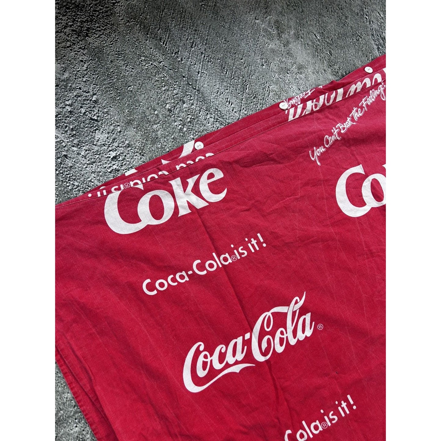 Coca Cola vintage sheets 90s berdom red fullprint