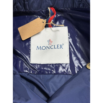 Moncler coat navy bomber jacket nylon