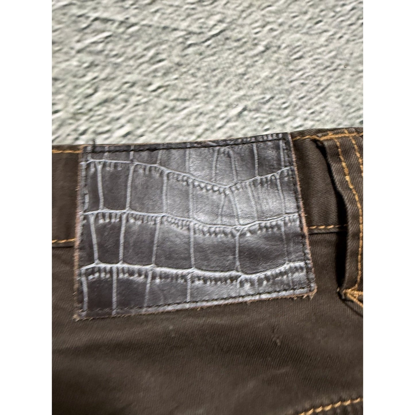Morgan Homme Y2K jeans flared brown