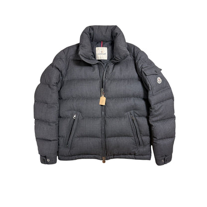 Moncler puffer jacket grey down