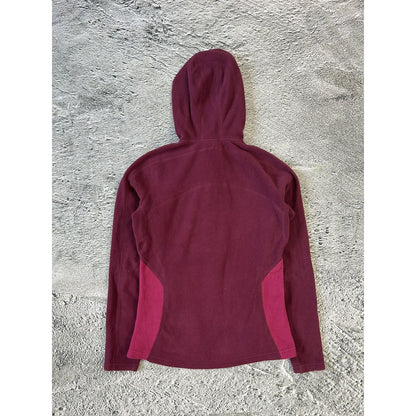 The North Face fleece hoodie vintage pink halfzip