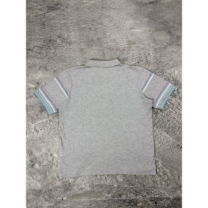 Yves Saint Laurent polo big logo t-shirt vintage grey