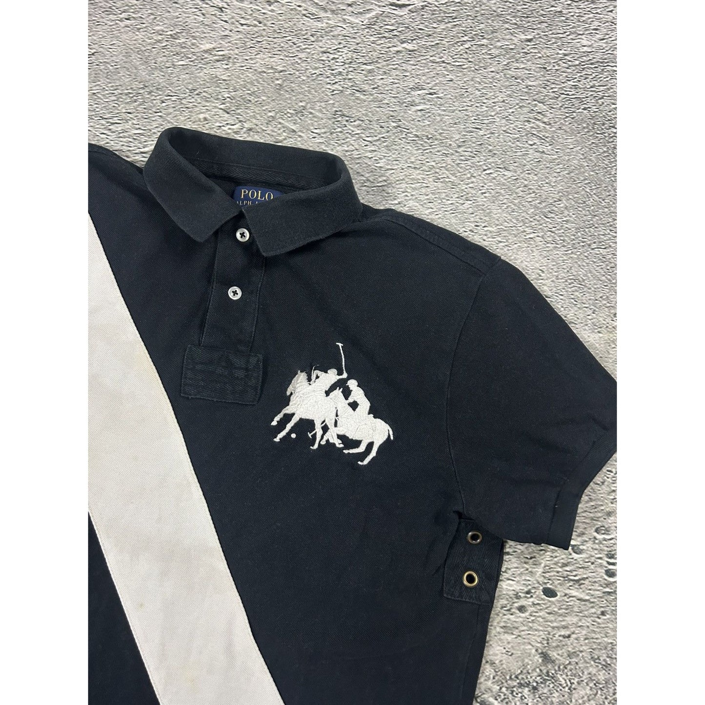 Chief Keef Polo Ralph Lauren black white polo big pony