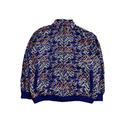 Pelle Pelle track jacket monogram big logo 90s purple Y2K
