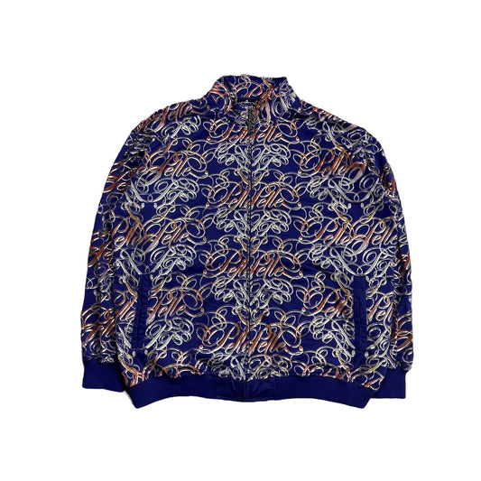 Pelle Pelle track jacket monogram big logo 90s purple Y2K