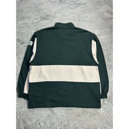Lacoste zip sweatshirt green track jacket 80s all crocodiles