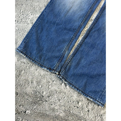 True Religion vintage blue jeans Ricky thick stitching Y2K