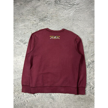 Supreme x Antihero Pope crewneck burgundy red SS16
