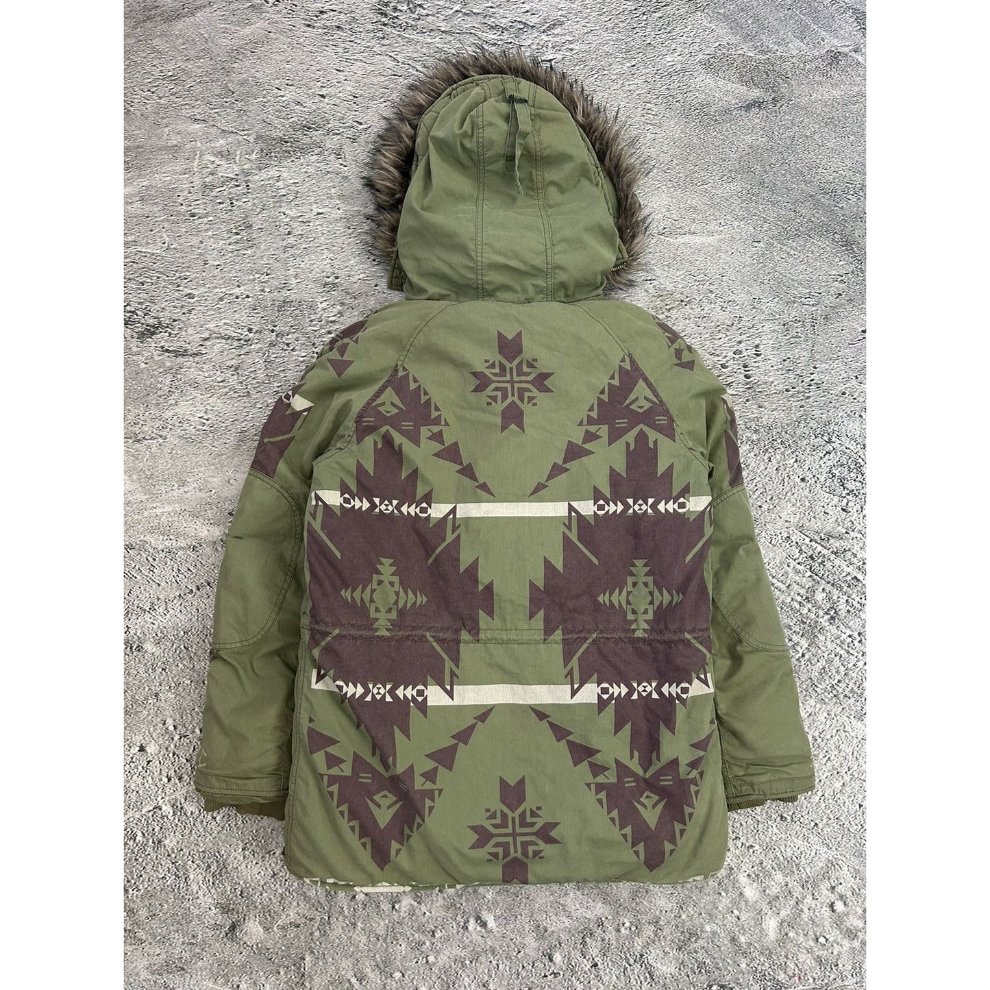 Polo Ralph Lauren Denim Supply Aztec puffer parka jacket