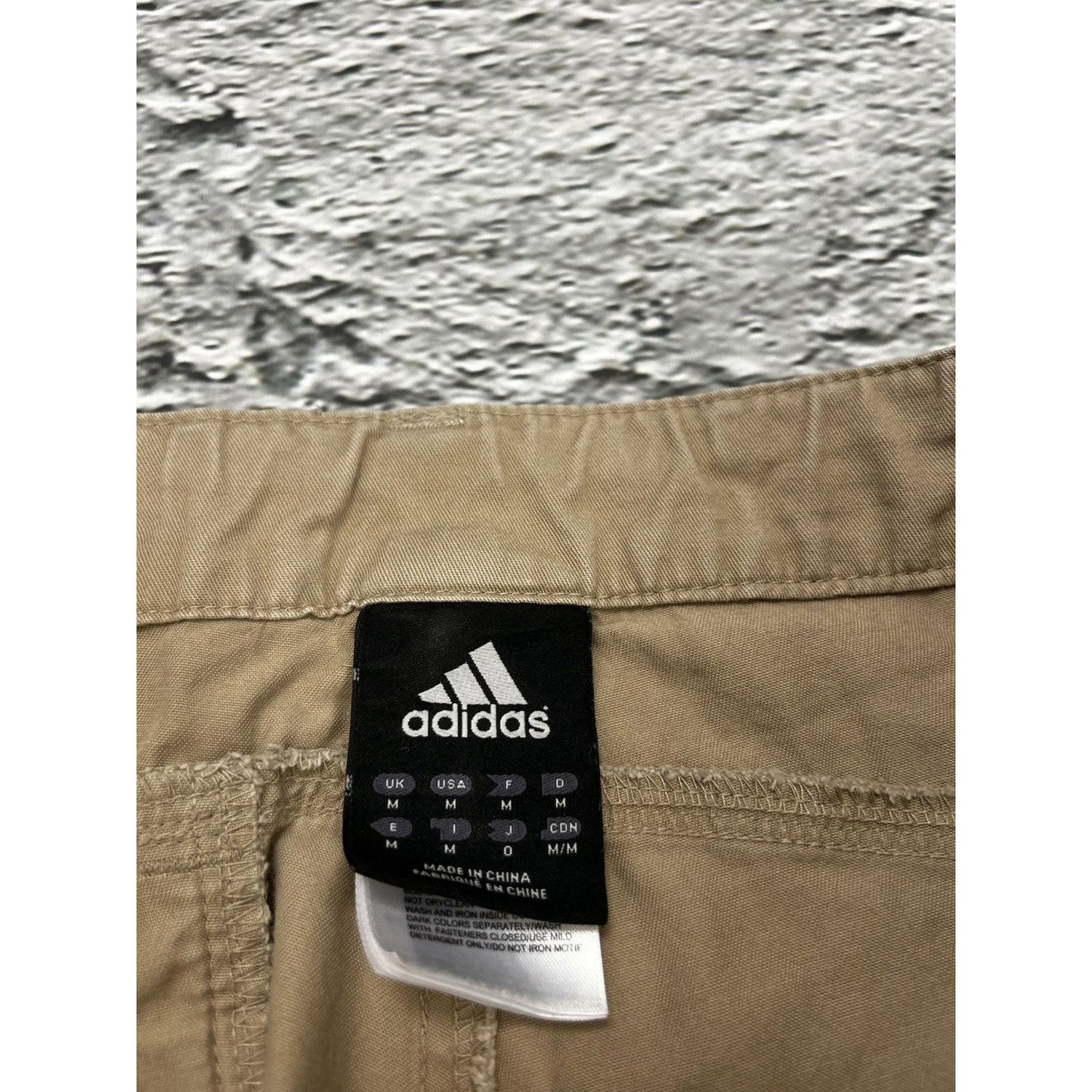 Adidas vintage cargo pants beige workwear