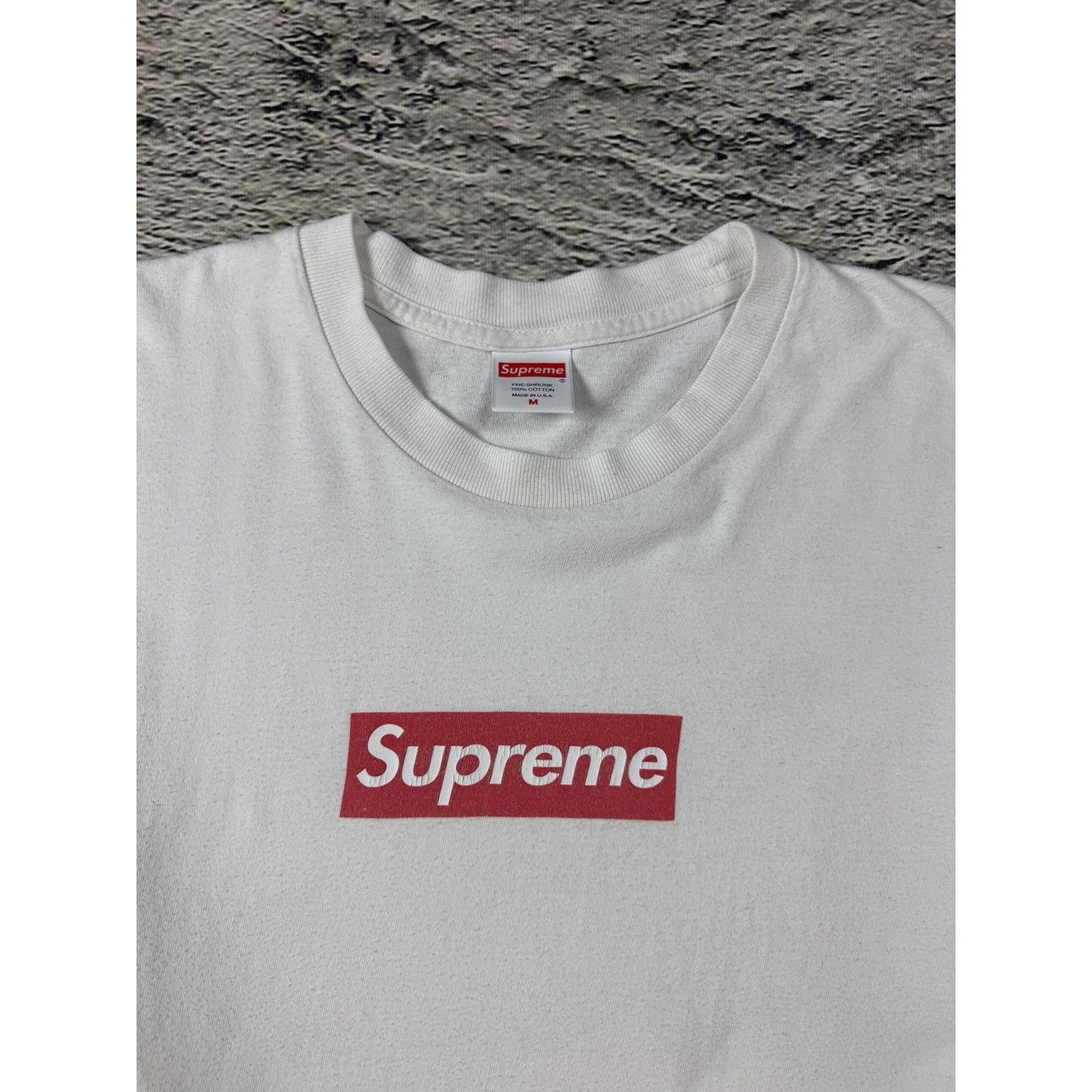 Supreme bogo longsleeve T-shirt box logo FW20 white red