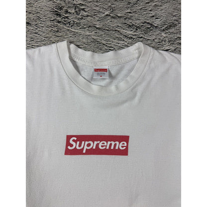 Supreme bogo longsleeve T-shirt box logo FW20 white red