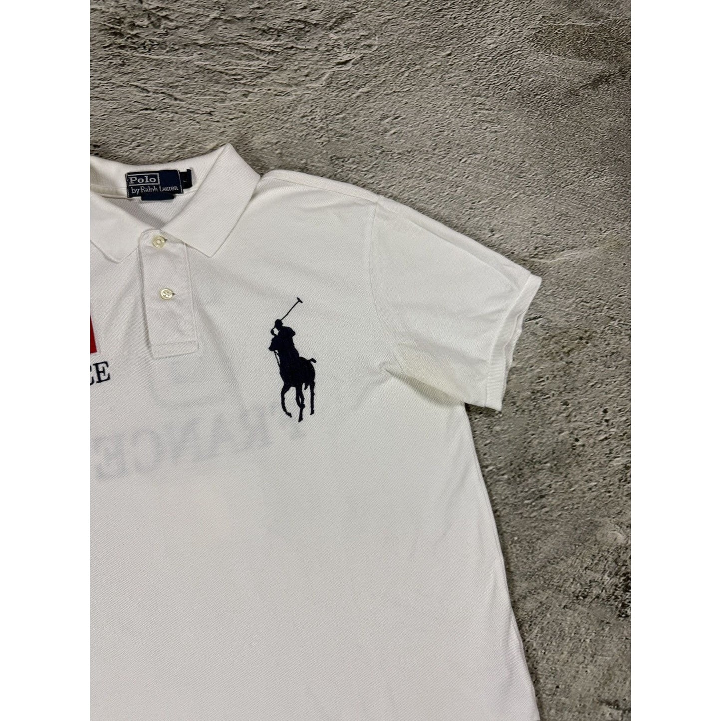 Chief Keef Polo Ralph Lauren France vintage shirt white