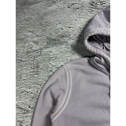 True Religion vintage purple grey zip hoodie thick stitching