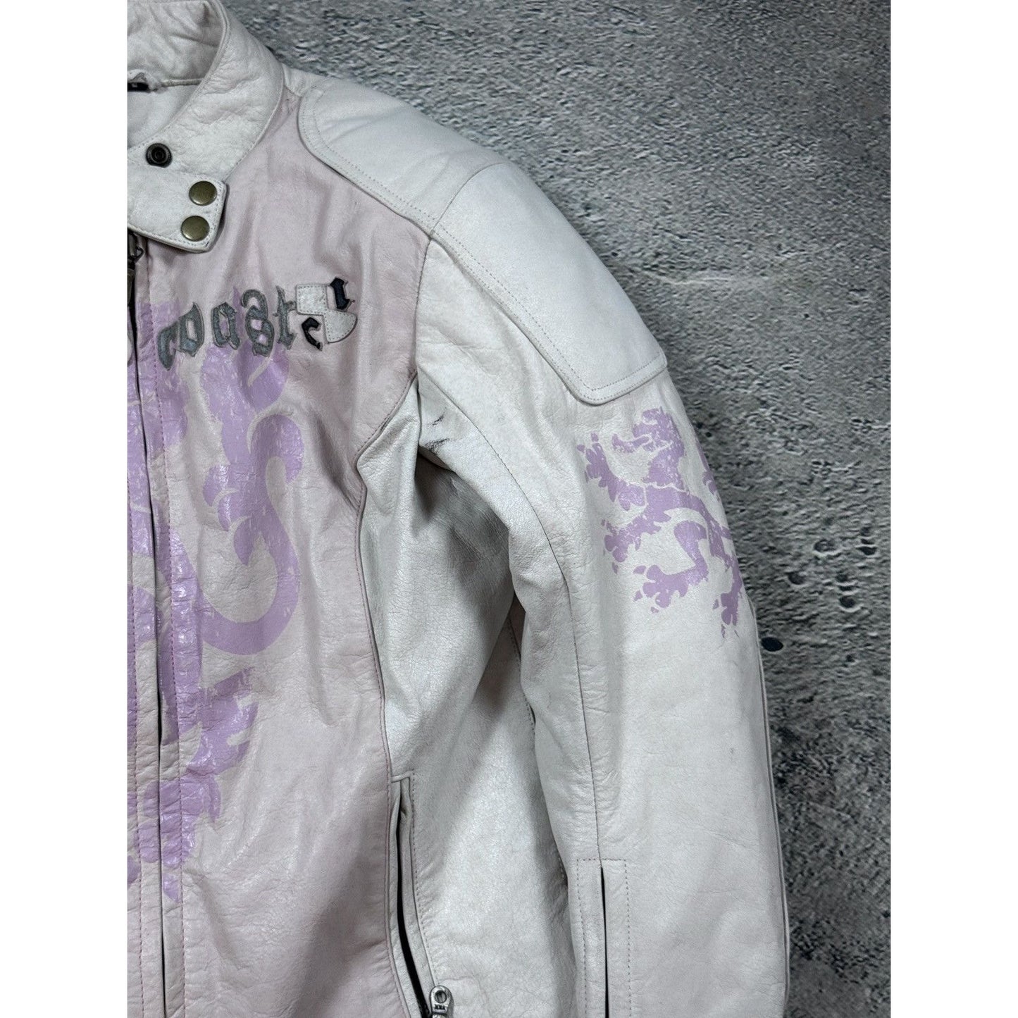 Indian Coast BCN Racing Leather Jacket vintage motorcycle