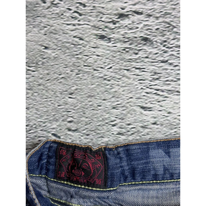 Evisu jeans white daicock big logo blue selvedge denim EU ED