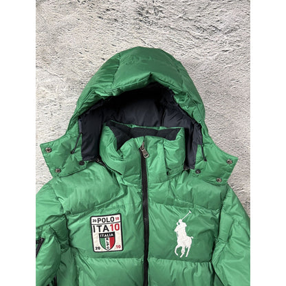 Chief Keef Polo Italy Ralph Lauren Puffer Down Jacket green
